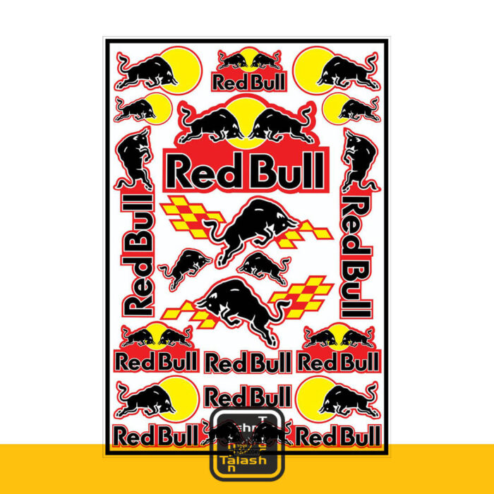 استیکر ورقی سفارشی redbull